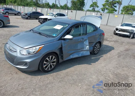 2017 Hyundai Accent Value Edition из США, поврежденный, VIN KMHCT4AE0HU373691